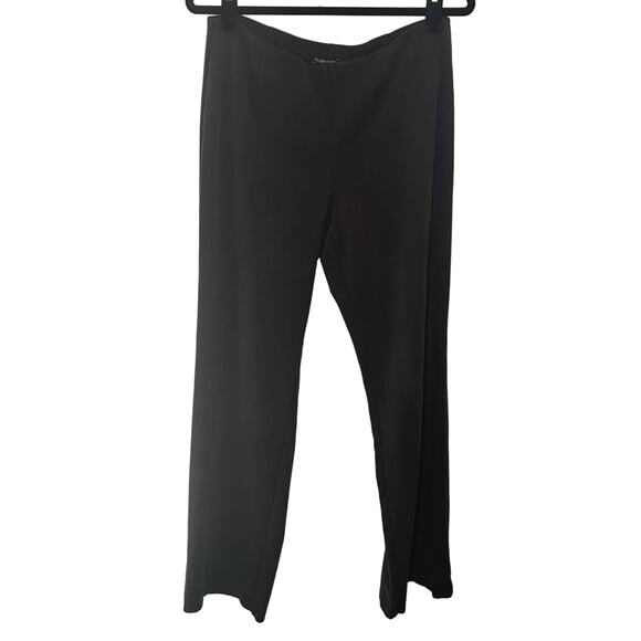 Eileen Fisher brown pull on Straight leg tencel lyocell blend pants Size Medium - Picture 2 of 8
